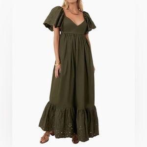 En Saison Olive Barnette Dress